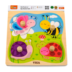 Деревянные рамки-лайки Viga Toys насекомые (50131)