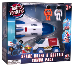 Astro Venture Game Set Space Rover и Sattl с фигурами астронавтов (63140)
