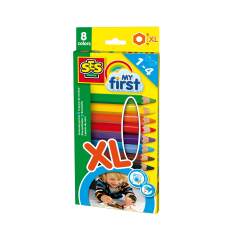 Набір воскових кольорових олівців серії ʼMy firstʼ - РАДУГА (8 кольорів)