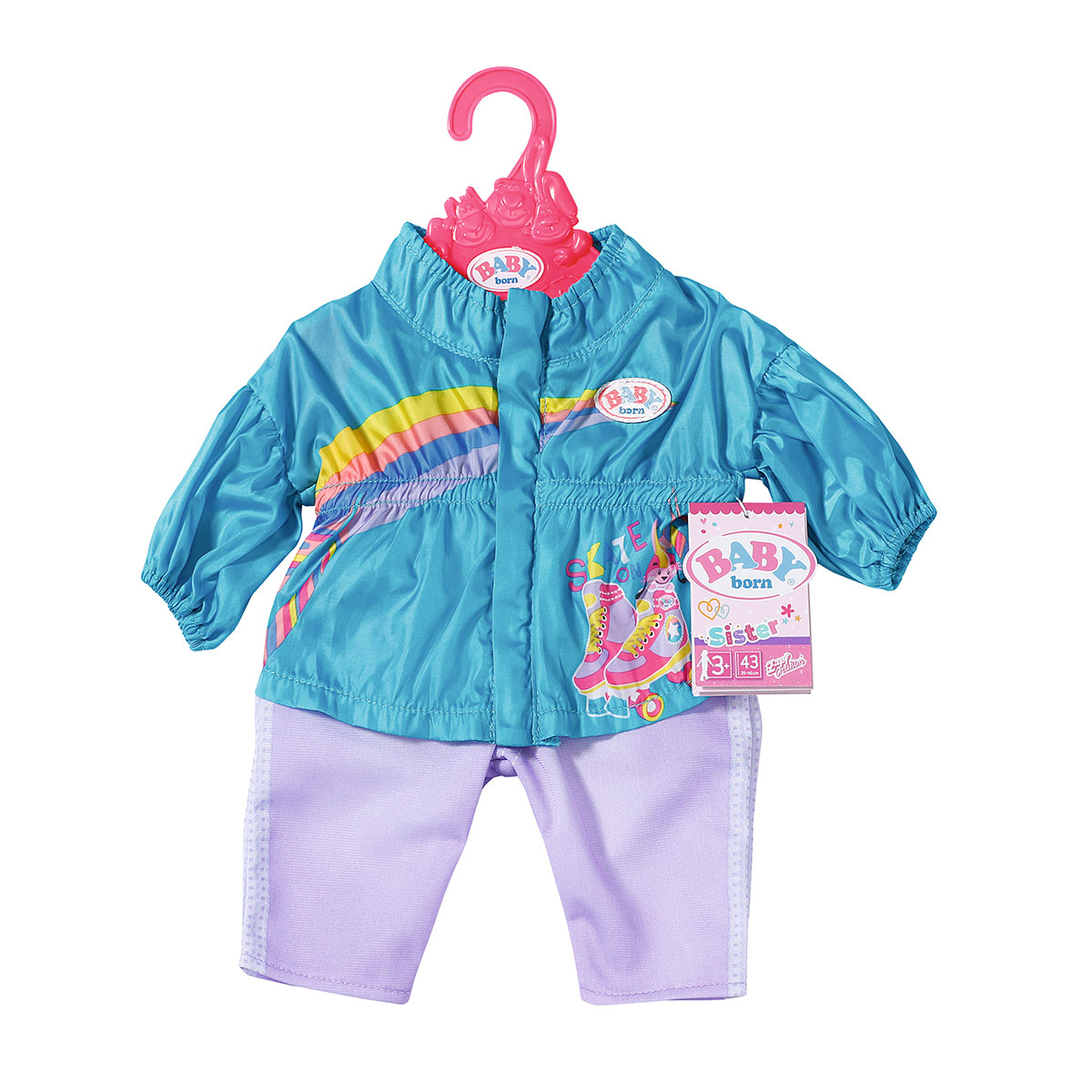 Набор одежды для куклы BABY born Кэжуал сестрички (голубой) (828212-2)
