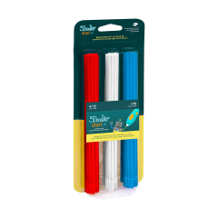 Набор стержней для 3D-ручки 3Doodler Start Микс (75 шт: красный, белый, синий) (3DS-ECO-MIX1-75)