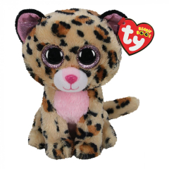 Дитяча іграшка м’яконабивна TY Beanie Boos 36490 Леопард "LIVVIE" 25 см