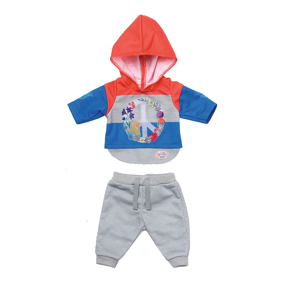 Набор одежды для куклы BABY born Трендовый спортивный костюм (синий) (826980-2)