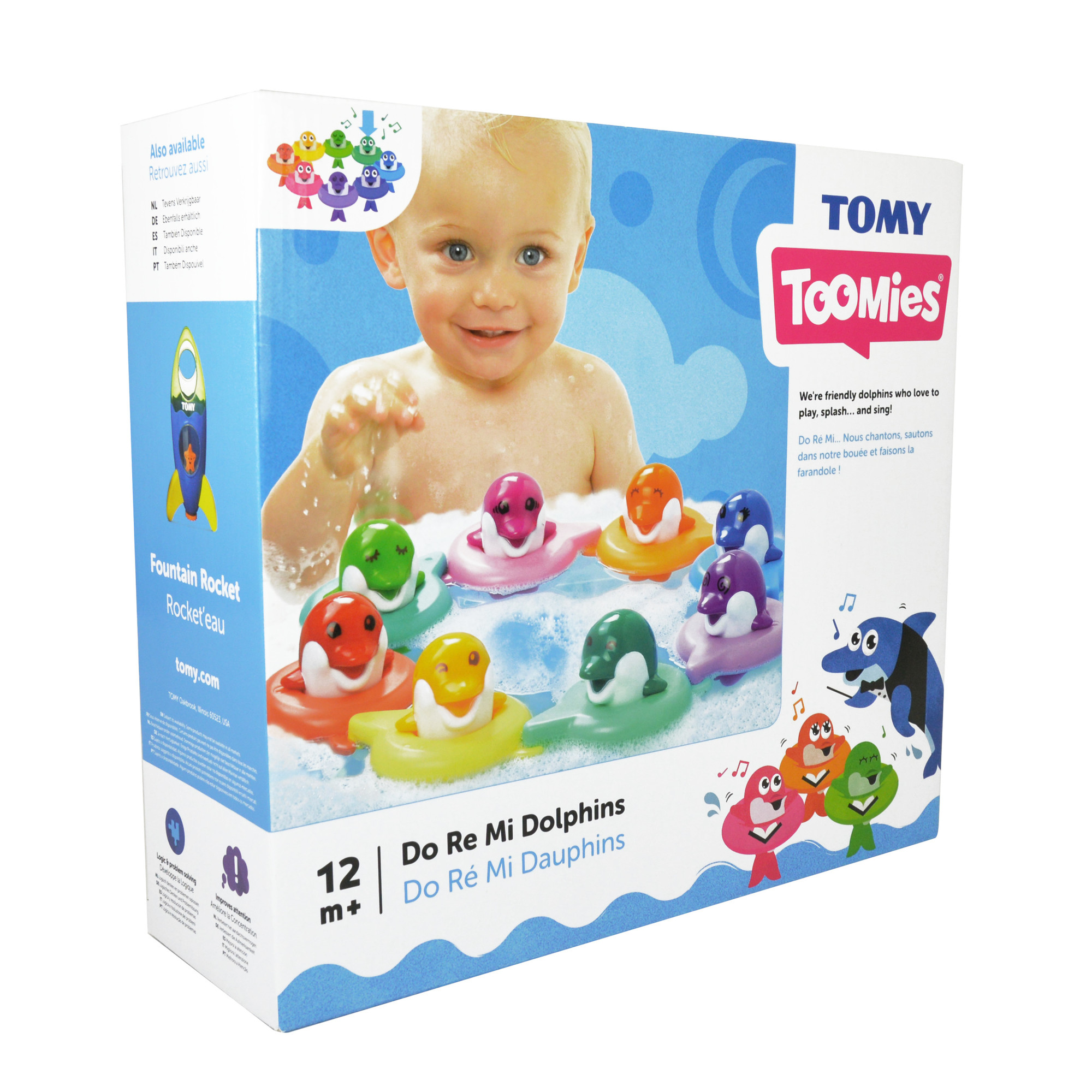 Іграшка для ванної Toomies Дельфіни До Ре Мі (E6528)