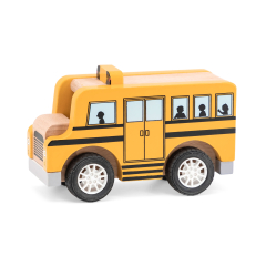 Viga Toys Wood Machine School Bus (44514)