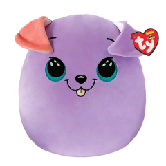 Ty Squish-A-Boos 39225 Purple Dog "Bitsy" 20 см
