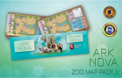 Новий ковчег: карти зоопарку набір 1 ( Ark Nova: Zoo Map Pack 1) англ. - Настільна гра