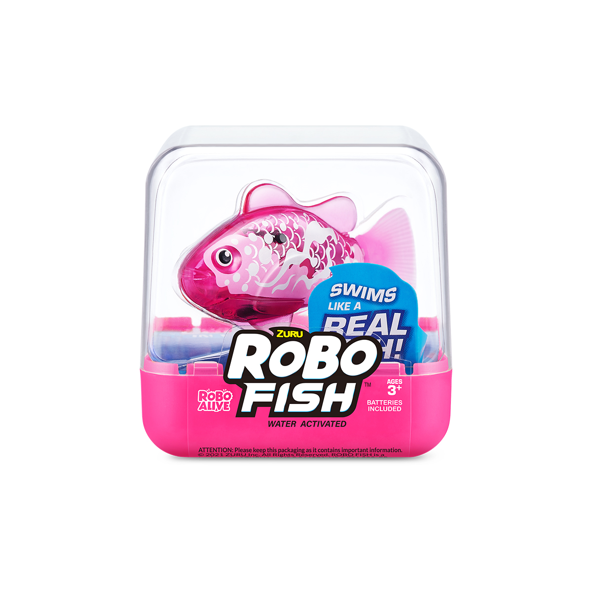 Інтерактивна іграшка ROBO ALIVE S3 – РОБОРИБКА (рожева)