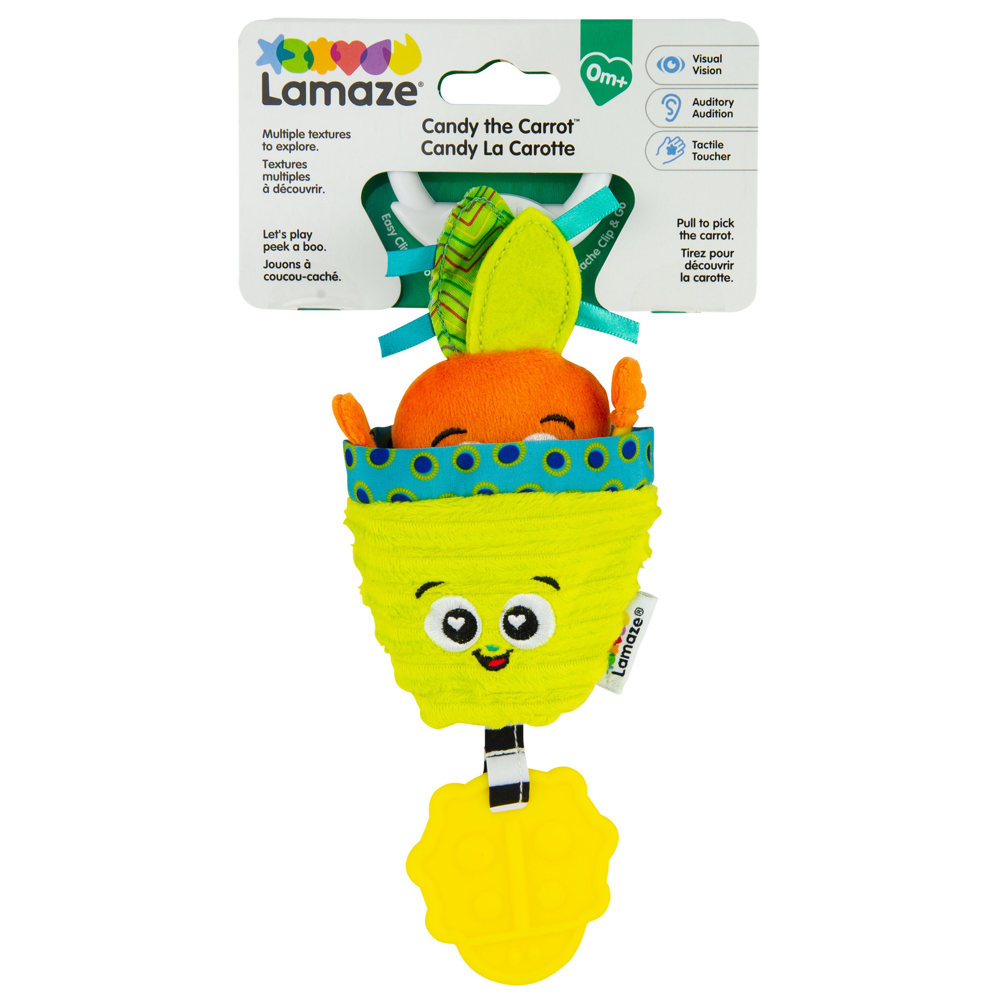 М'яка іграшка-підвіска Lamaze Морквина із прорізувачем (L27381)