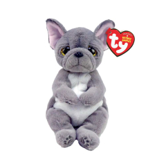 Ty Beanie Bellies 40596 Grey Dog "Wilfred"