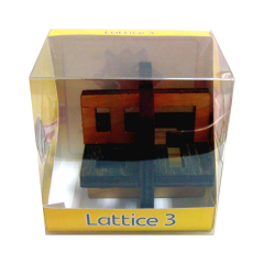 Деревянная 3D-головоломка Крутиголовка Латтис 3