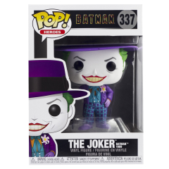 Фигурка Funko POP! Heroes DC Batman 1989 Joker w/Hat w/Chase (FUN2549587)