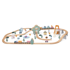 Viga Toys Polarb Toy Railway 90 El. (44067)