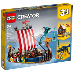 Конструктор LEGO Корабль викингов и Мидгардский змей (31132)