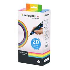 Набор нити Polaroid 1.75мм PLA для ручки 3D Polaroid PLAY (20 цветов) (PL-2500-00)