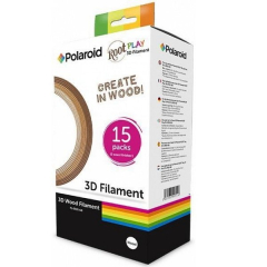 Набор нити Polaroid 1.75мм WOOD (дерево) для ручки 3D Polaroid (15*5m) (PL-2501-00)