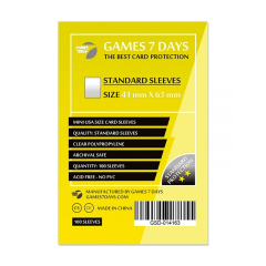 Протекторы для карт Games7Days 50 micron 41x63 (Standard quality) (GSD-014163)