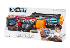 Скорострельный бластер X-SHOT Skins Last Stand Graffiti (16 патронов)
