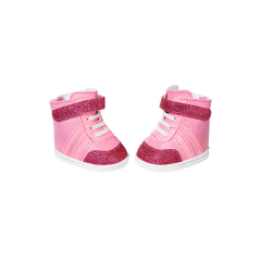 Детские туфли кукол - розовые кроссовки (43 см)
