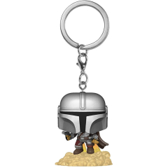 Брелок Funko POP! серии Star Wars Мандалорец с бластером (53046)