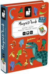 Магнітна книга Janod Динозаври (J02590)