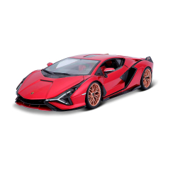 Автомодель Bburago Lamborghini Sian FKP 37 (красный металлик, 1:18) (18-11046R)