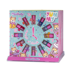 MARTINELIA YUMMY CLOCK NAIL POLISH набір для нігтів 12 шт.