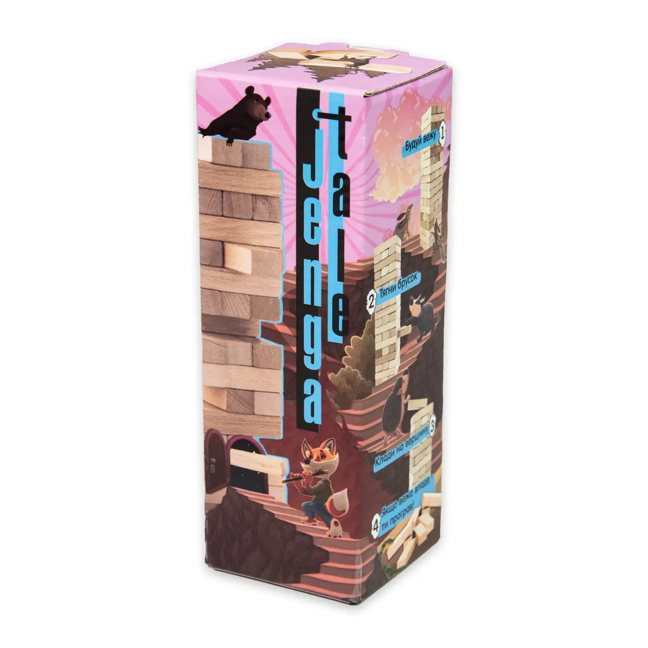 Дженга 48 брусков (Jenga Tale) (UA) Strateg - Настольная игра (30966)  Купить по цене 152 грн грн. в Украине | Интернет-Магазин ROZUM