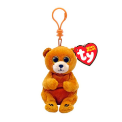 Дитяча іграшка-брелок TY Beanie Bellies "Ведмедик" / ''DUNCAN'' 