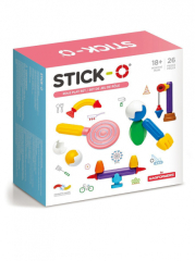 Магнитный конструктор Stick-O Игра, 26 эл
