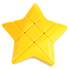 Головоломка YJ 3х3 Звезда желтая