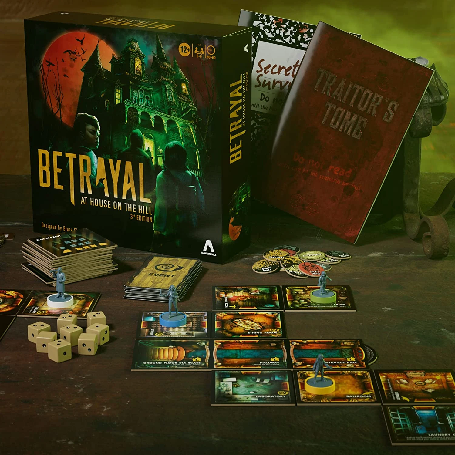 Настольная игра Avalon Hill Измена в Доме на Холме. 3-е издание (Avalon  Hill Betrayal at the House on the Hill 3rd Edition) (англ.) Купить по цене  2922 грн грн. в Украине |