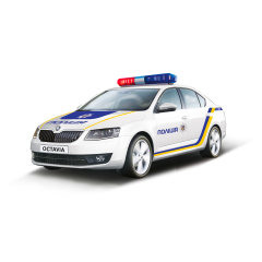 Автомодель Technopark Skoda Octavia Поліція (OCTAVIA-Police(FOB))