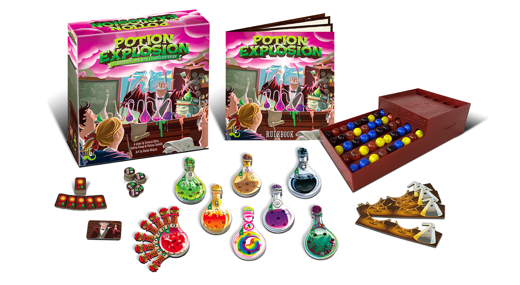 Potion Explosion: 2nd Edition (Лаборатория или Взрывное зелье) (EN) CMON  Limited - Настольная игра (PTN101) Купить по цене 2704 грн грн. в Украине |  Интернет-Магазин ROZUM