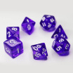 Transparent 7 Dice Set Dark purple Games7Days - Набір кубиків (g7dtran08)