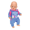 Набір одягу для ляльки BABY born Спортивний костюм для бігу (43 cm, блакитний) (830109-2)