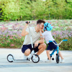 Біговел MICRO серії ʼG-Bike Chopper Deluxeʼ - АКВА (до 20 kg з сидінням, 2-х колісний)