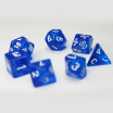 Transparent 7 Dice Set Blue Games7Days - Набір кубиків (g7dtran06)
