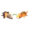 Мʼяка іграшка з паєтками 2 в 1 ZooPriatki Слон-Тигр (12 cm) (553IT-ZPR)