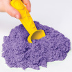 Набір піску для дитячої творчості - KINETIC SAND ЗАМОК З ПІСКУ (фіолетовий, 454 г, форми, лоток)