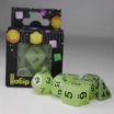 Glow in the dark 7 Dice Set White Games7Days - Набір кубиків (g7dglow05)