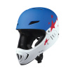 Защитный гоночный шлем MICRO - БЕЛО-ГОЛУБОЙ (48–53 cm, S)