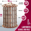Конструктор Mr. Play Wood Лабіринт Scroll hole Конструктор Mr. Play Wood Лабіринт Scroll hole