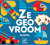 DJECO Набір дерев'яних геометричних фігур Ze Geo Vroom