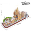 3D-пазл CubicFun City Line Barcelona (MC256h)