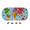 Игрушка для купания Паззл Карта мира