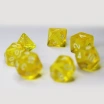 Transparent 7 Dice Set Yellow Games7Days - Набір кубиків (g7dtran04)