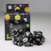 Transparent 7 Dice Set Black Games7Days - Набір кубиків (g7dtran10)