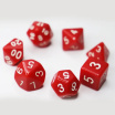 Opaque 7 Dice Set Red Games7Days - Набор кубиков (g7dopaq06)