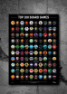 Скретч постер Top Scratch TOP 100 BOARD GAMES (3887)